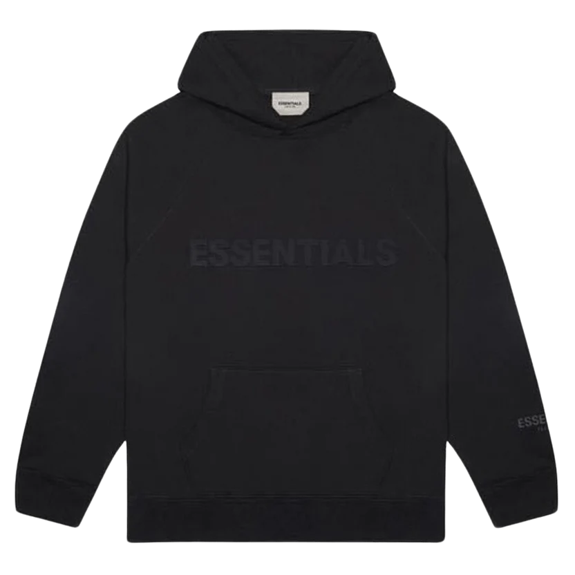 Fear of God Essentials 3D Silicon Applique Pullover Hoodie Gray