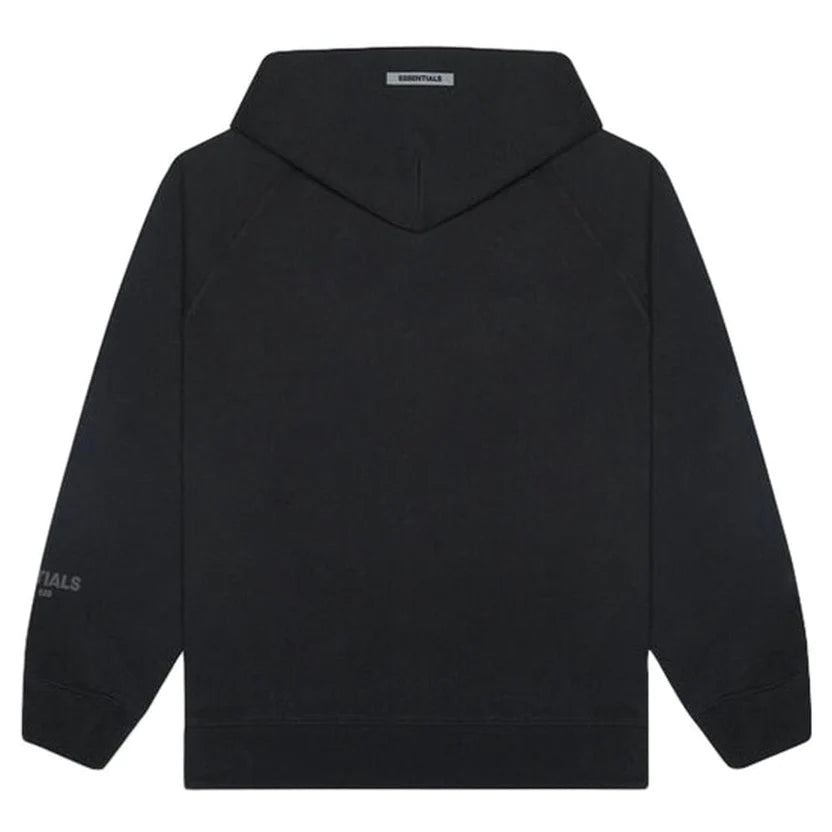 FEAR OF GOD ESSENTIALS 3D SILLICON APPLIQUE PULLOVER HOODIE DARK  SLATE/STRETCH LIMO/BLACK